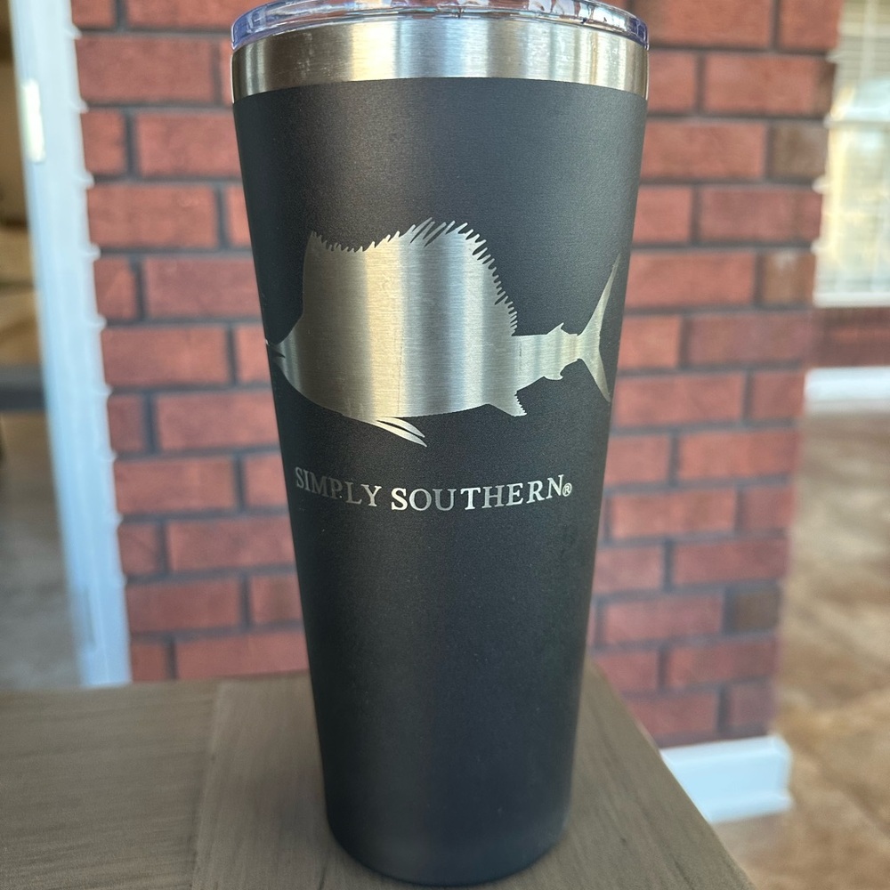 New Simply Southern Tumbler w/fish design